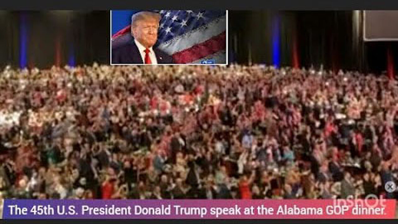 TRUMP DRAWS LARGEST CROWD AT ALABAMA GOP DINNER EVER