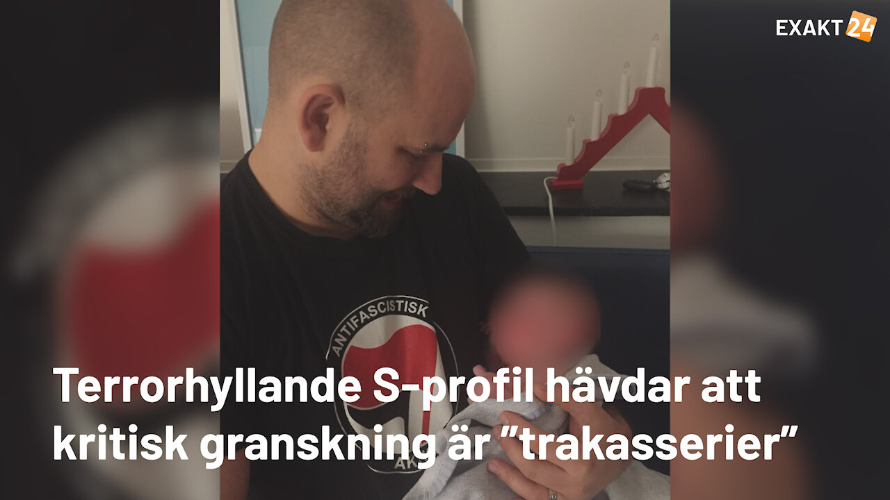 ‼️Terrorhyllande S-profil hävdar att kritisk granskning är ”trakasserier”