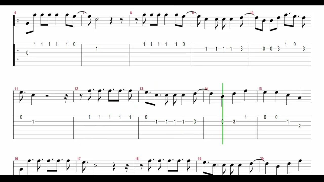 LA BAMBA [ TABLATURA SOLO ] prof. Jaime Toledo