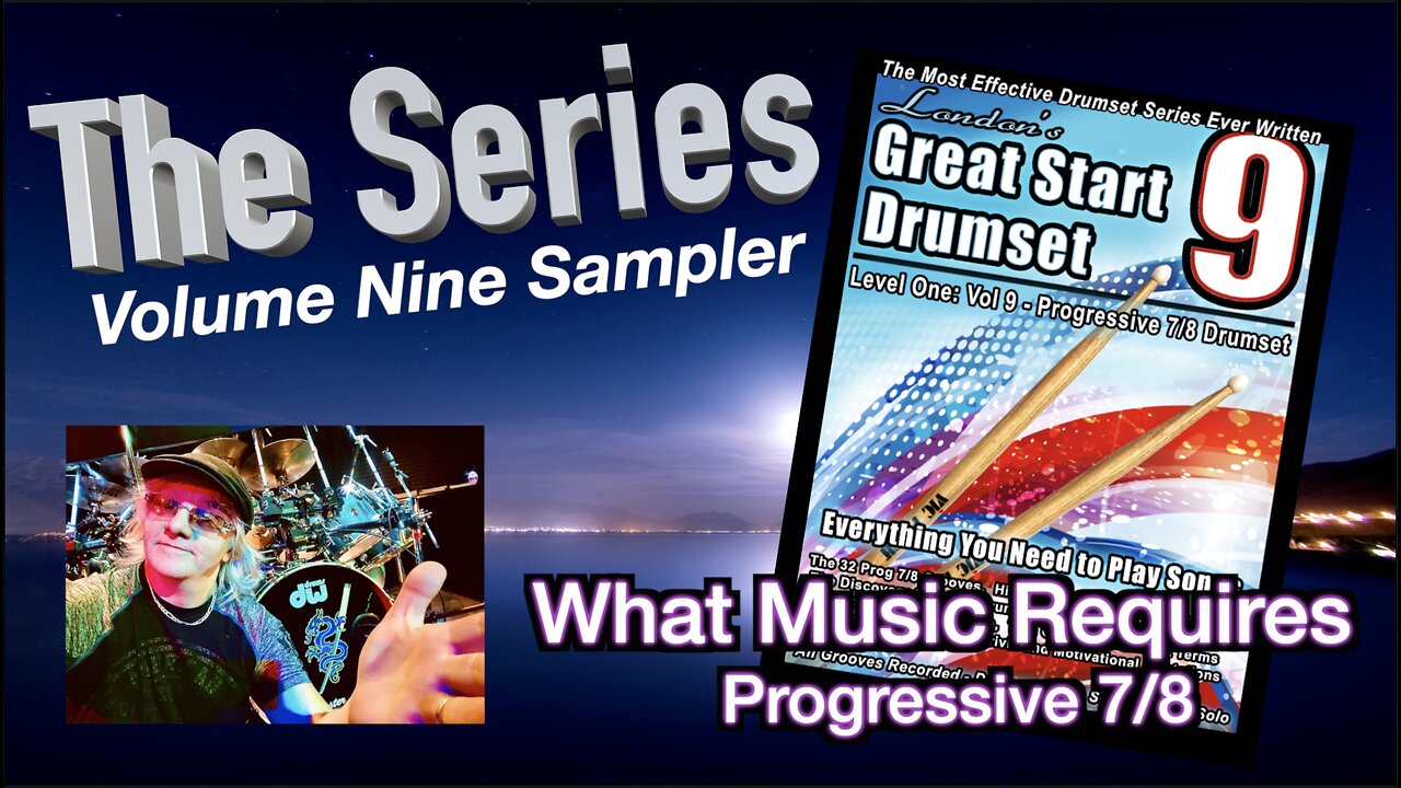 Larry London: Great Start Drumset Series Sample - Volume Nine 7/8 Time