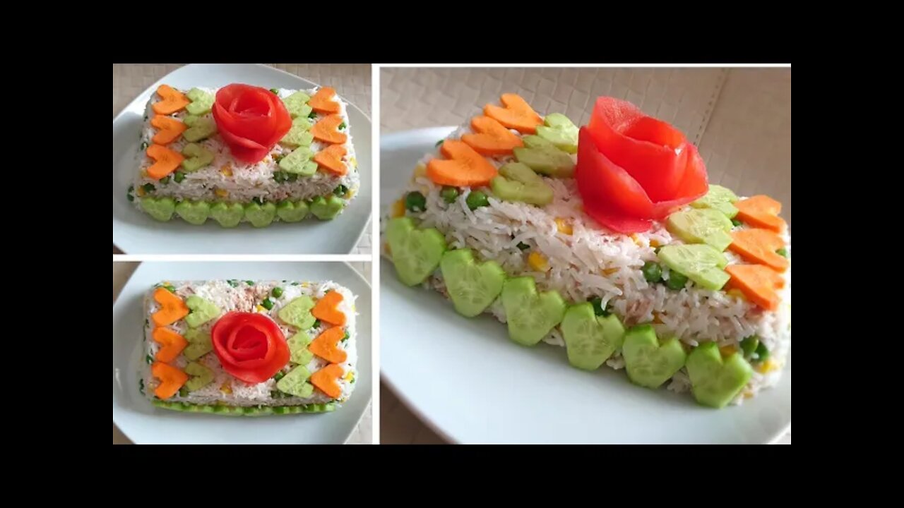 Summer Rice Salad | How To Make Rice Salad | Healthy Salad Recipe / شهيوات رمضان