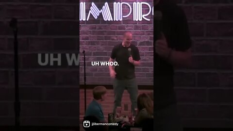 Drunk heckler vs comedian