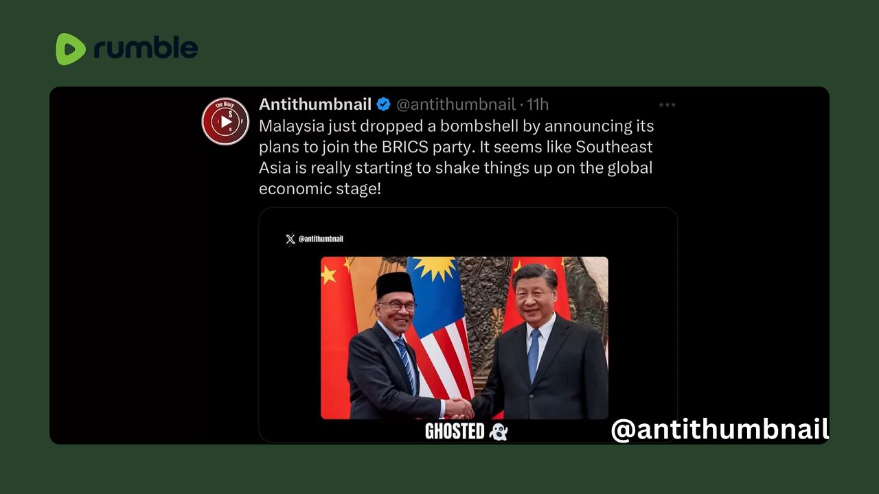 Malaysia dropped the bombshell & Plans to join BRICS