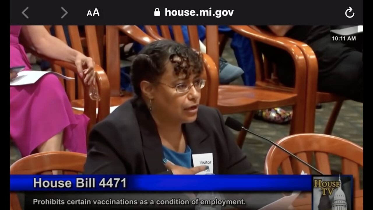 Dr. Christina Parks Testimony House Bill 4471 in Michigan