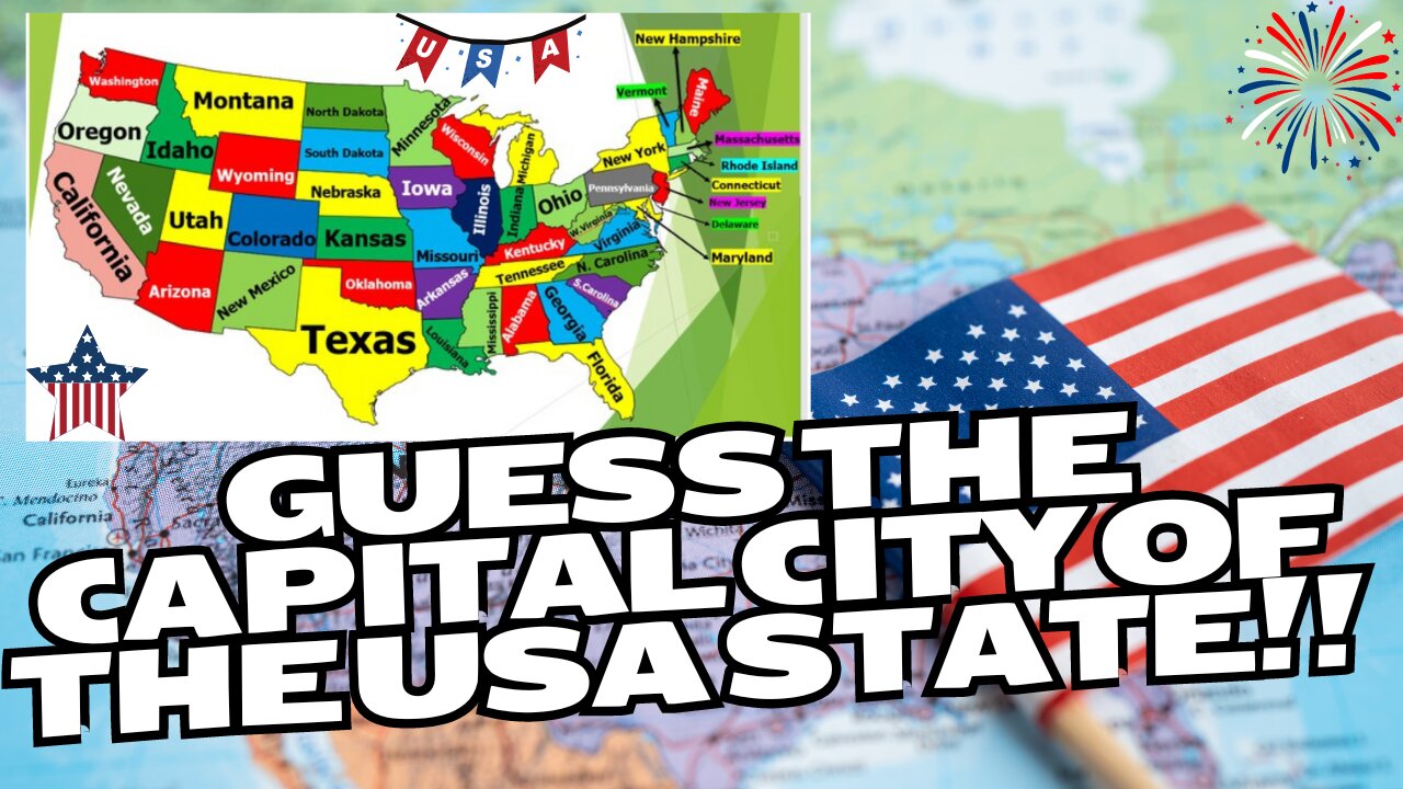 Guess the Name of the Capital City of USA States! 🌟🗺️