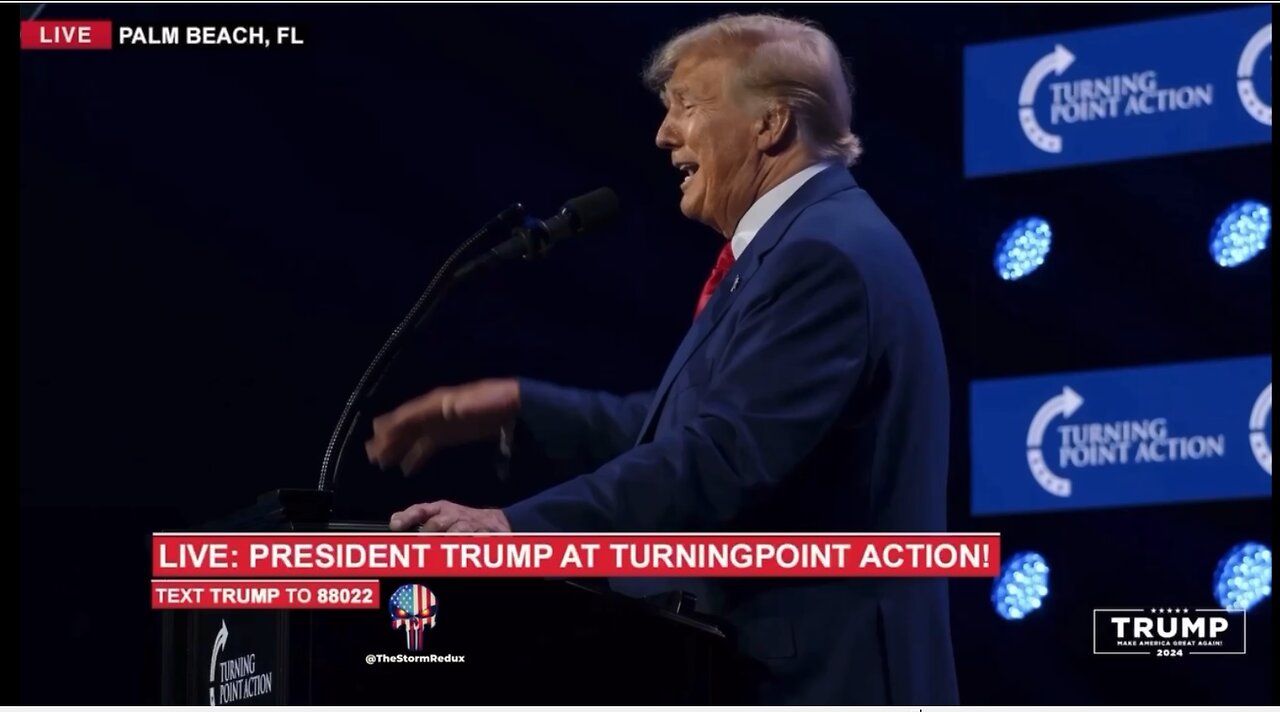 FULL SPEECH: President Donald J. Trump at Turning Point Action Conference - Day One - 7/15/23