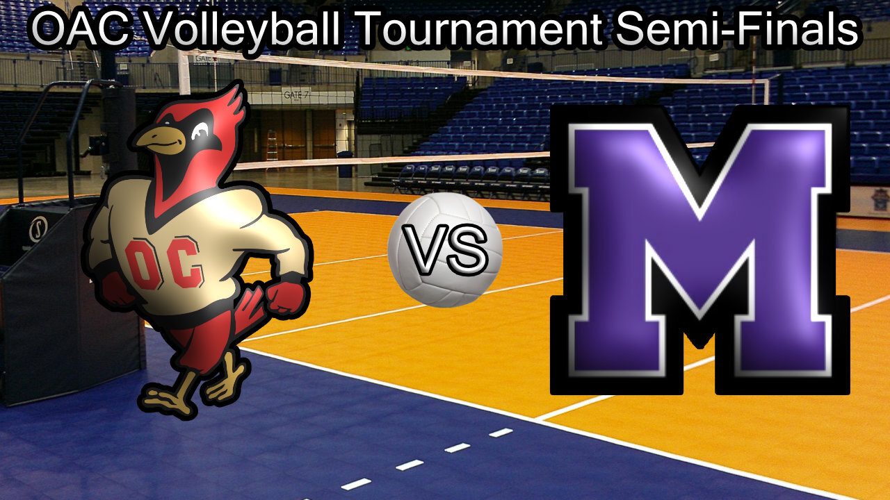 Otterbein Vs Mount Union OAC Volleyball Tournament Semi-Finals (November 14, 2024)