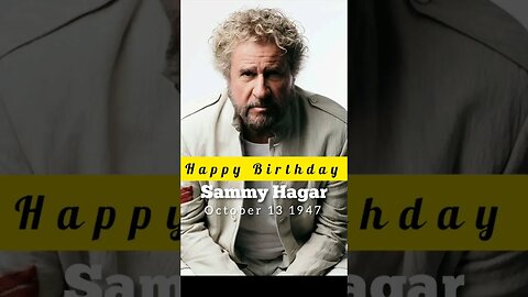 SAMMY HAGAR - Happy Anniversary #musicchannel #rockband #rockstory #musicnews #sammyhagar #vanhalen