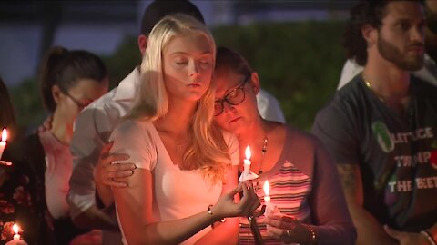 A candlelight vigil for a local chef who was injured in Naples