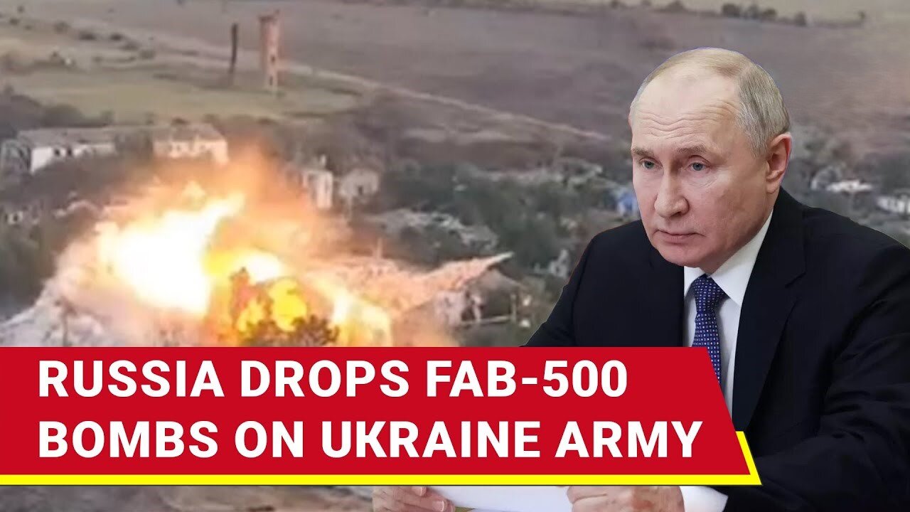 Putin's Forces Blow Up Ukrainian Army's Command Post With FAB-500 Bombs | Watch