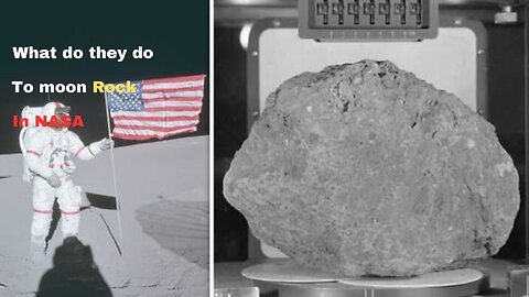 You will be Surprise what NASA did from the sample of Rock from Moon