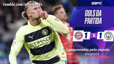 Champions League 2023 BAYERN 1x1 CITY - Quarter Final jogo2