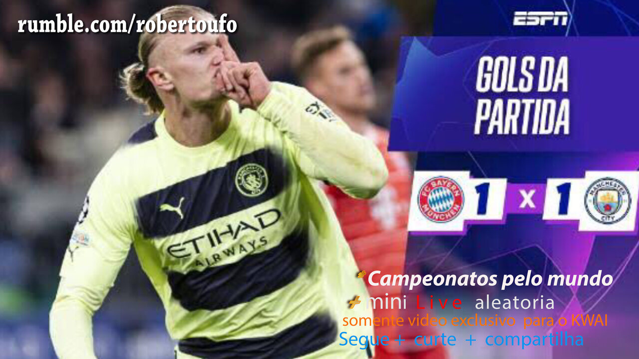 Champions League 2023 BAYERN 1x1 CITY - Quarter Final jogo2