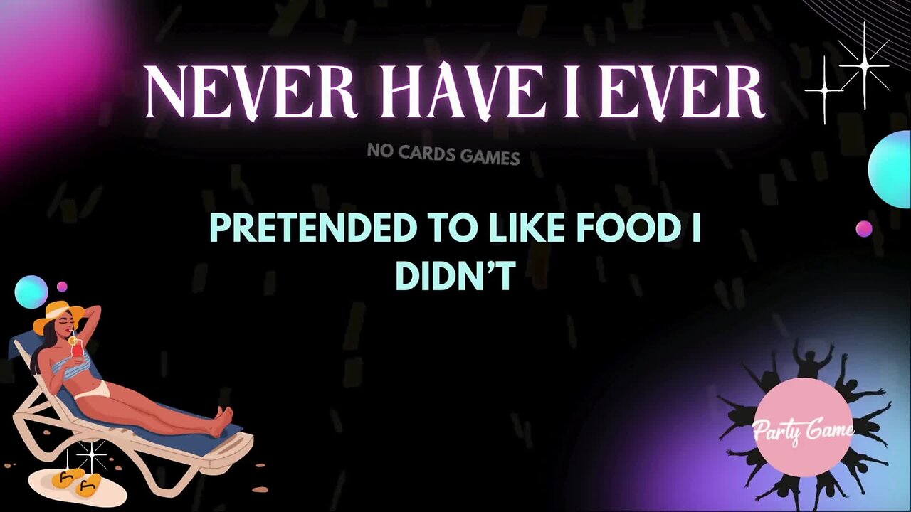 Never Have I Ever Party Game - Women Edition