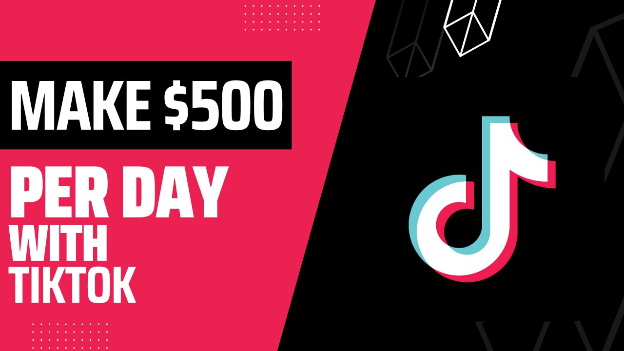 How to Make Money Online with TikTok ($500 Daily)