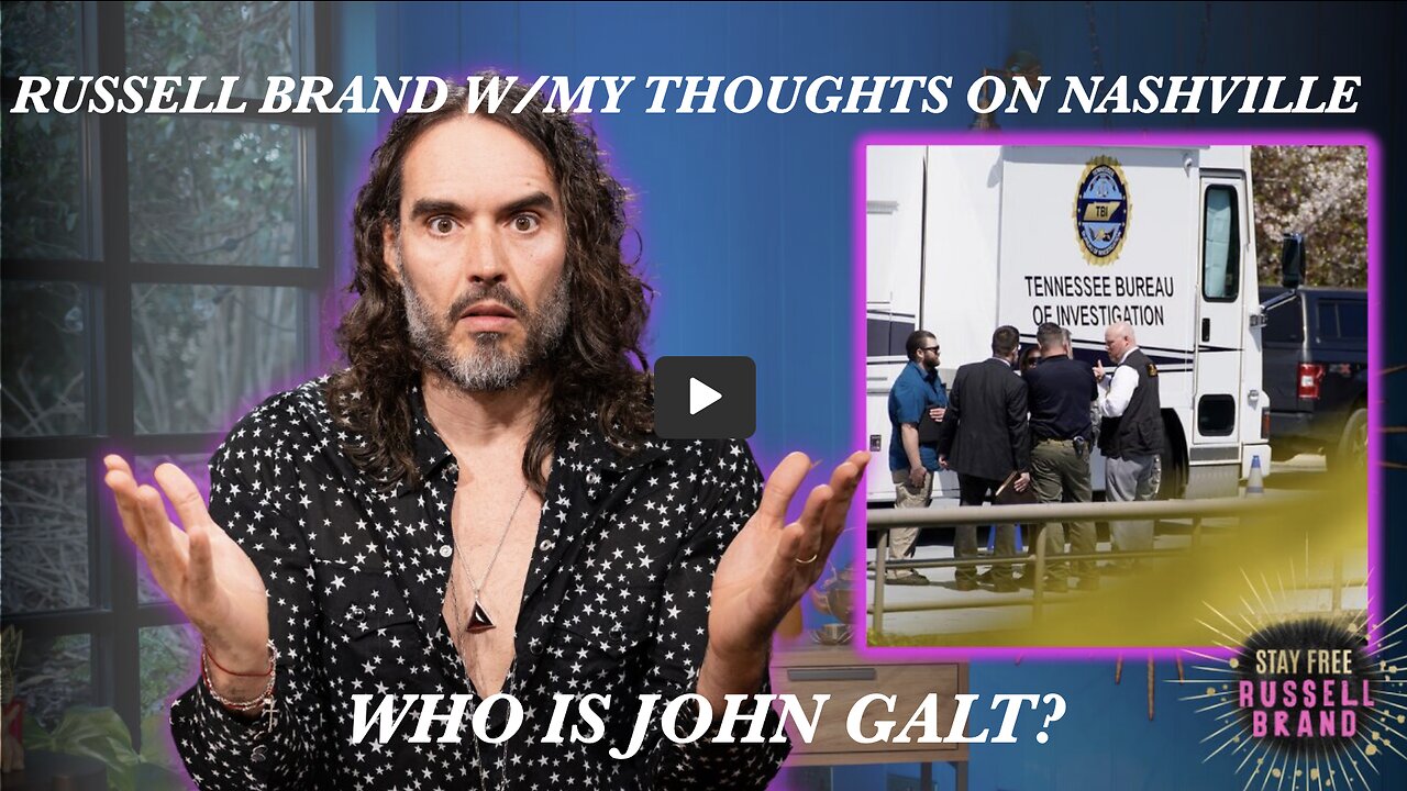 Russell Brand PROVIDES A UNIQUE PERSPECTIVE ON NASHVILLE SHOOTING, HIGHLIGHT RAND PAUL +++