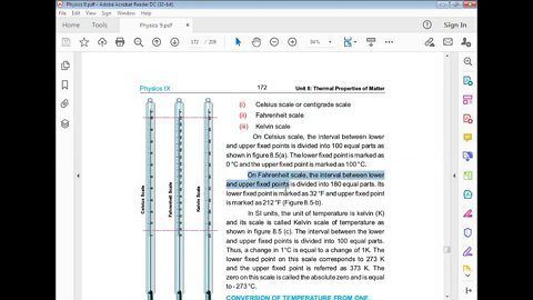 PHYSICS Class9th Lecture#2 CH#8Thermometer