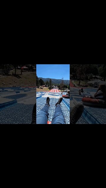 Tubing WITHOUT snow! #shorts