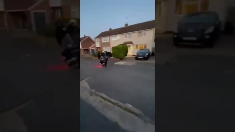 PED WHEELIE AND SCRAPE