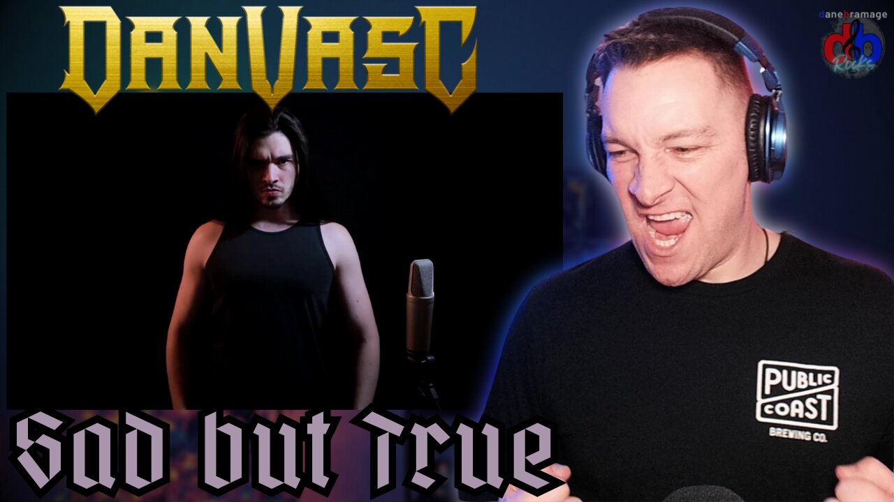 Dan Vasc "Sad But True" 🇧🇷 METALLICA cover | Feat. Johan Tillgren | DaneBramage Rocks Reaction