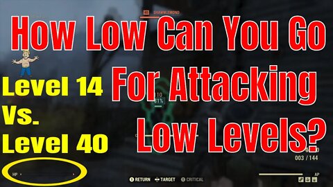 Ganking Them Low Levels As A Low Level In Fallout 76