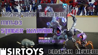 Video Review for the Transform Element - MM-03 - Stinger Warrior