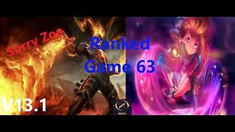 Ranked Game 63 Brand Vs Zoe Mid League Of Legends V13.1