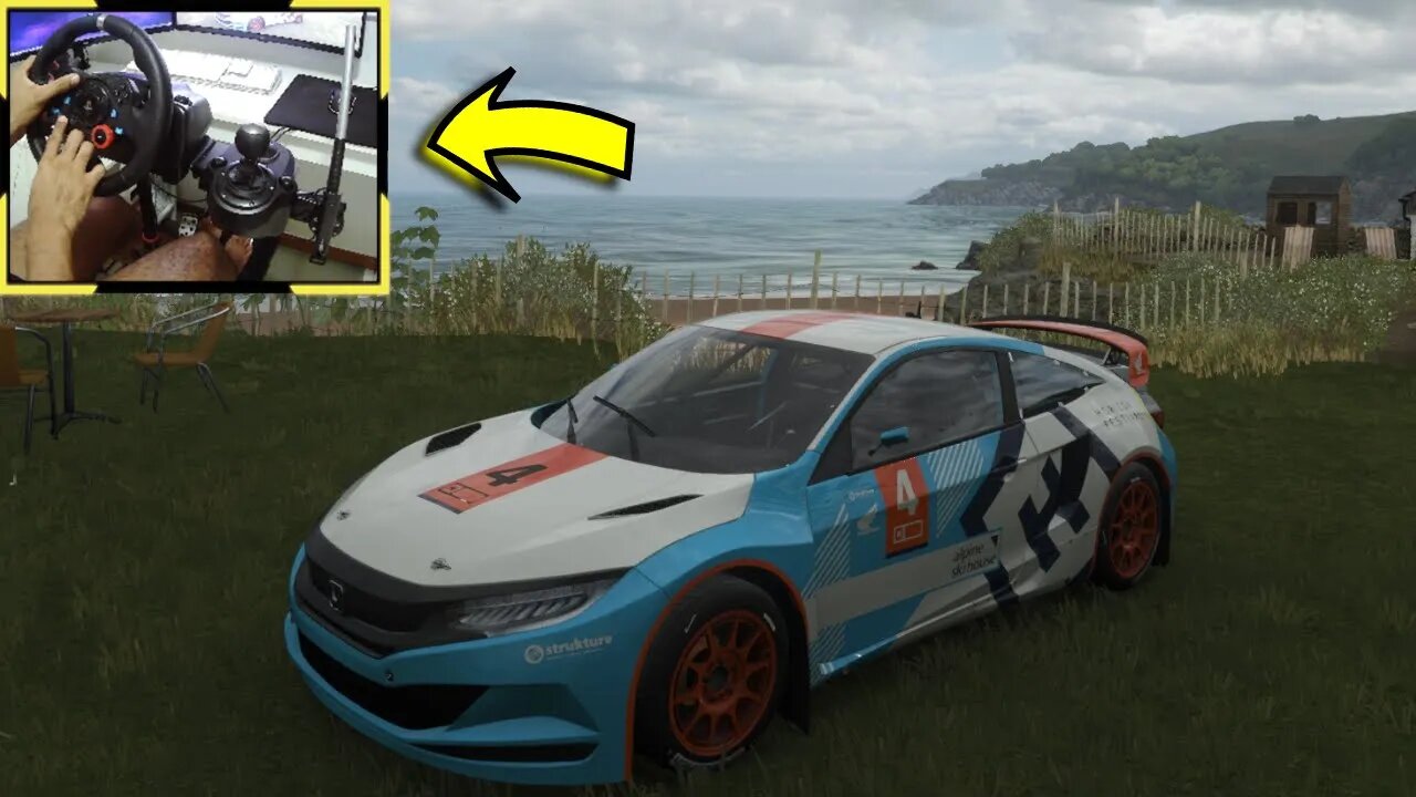 HONDA CIVIC COUPE GRC 2016 Forza Horizon 4 gameplay Logitech g29