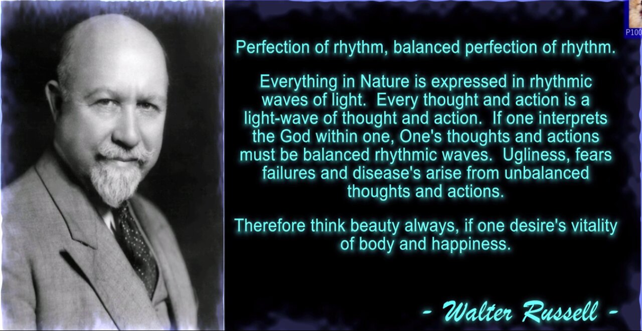 WALTER RUSSELL (02) THE UNIVERSAL ONE PRELUDE UNANSWERABLE QUESTION CONCERNING THE ONE UNIVERSAL