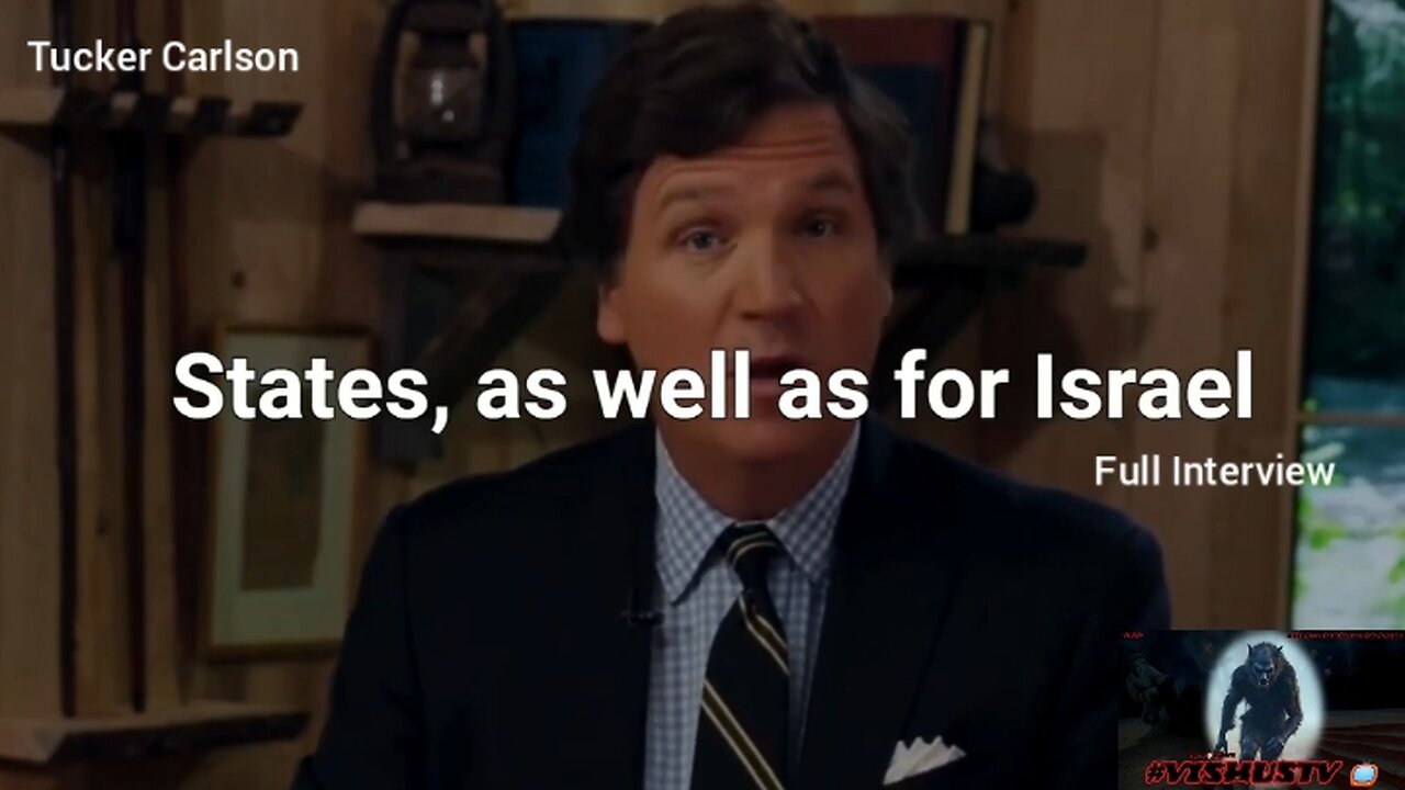 Tucker Carlson: Full Interview On The WAR With Hamas & Israel... #VishusTv 📺