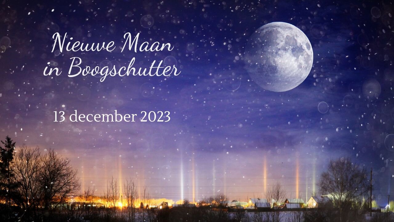 Nieuwe maan in Boogschutter - 13 december 2023