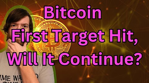 Bitcoin First Target Hit, Will It Continue? E 522 #crypto #grt #xrp #algo #ankr #btc
