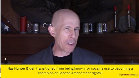 Has Hunter Biden transitioned from being known for cocaine use to becoming a champion
