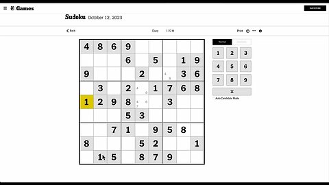 Escape the Mundane with an Addictive Sudoku Puzzle | Sudoku 2023 10 12