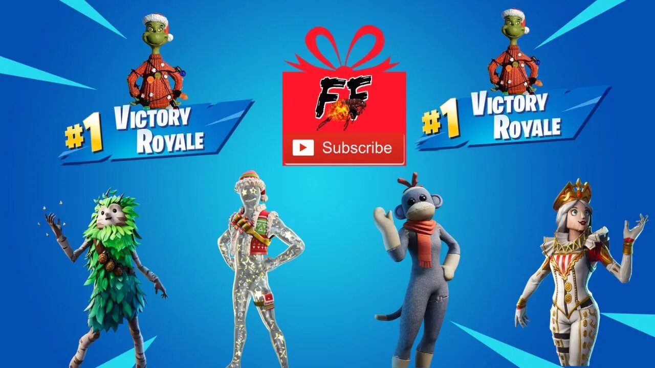 MERRY CHRISTMAS w/ FleaFierce (Fortnite Season 5) Winning in squads with the FAM!