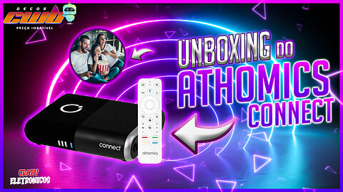 UNBOXING DO ATHOMICS CONNECT - Mostrando Tudo da athomics connect