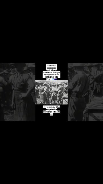 Soldados escoceses australianos combatem doenças na Macedônia em 1916: 🏴󠁧󠁢󠁳󠁣󠁴󠁿🇦🇺 #guerra #war #ww2