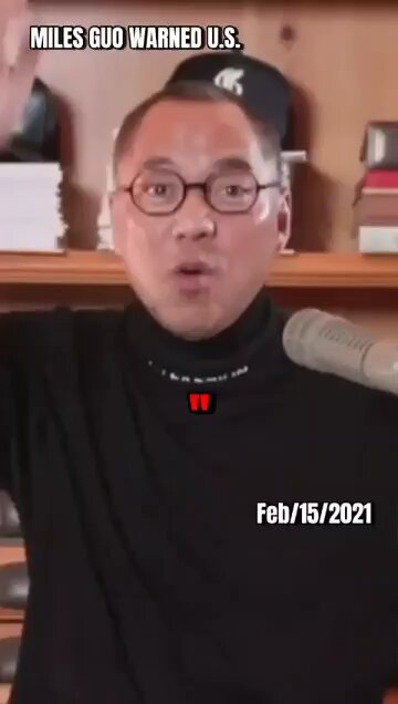 Miles Guo Warned the US Feb 15, 2021 The biggest machination of the CCP to rule the world