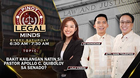 REPLAY: Pinoy Legal Minds | November 2, 2024