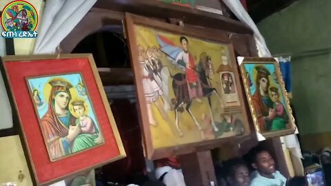 ስዕለ አድህኖው እየዘለለ ሲያመሰግን...የመርቆሬዎስን ድንቅ ተአምር እዩትማ...መርቆሬዎስ ዘሰበከ ቃለ