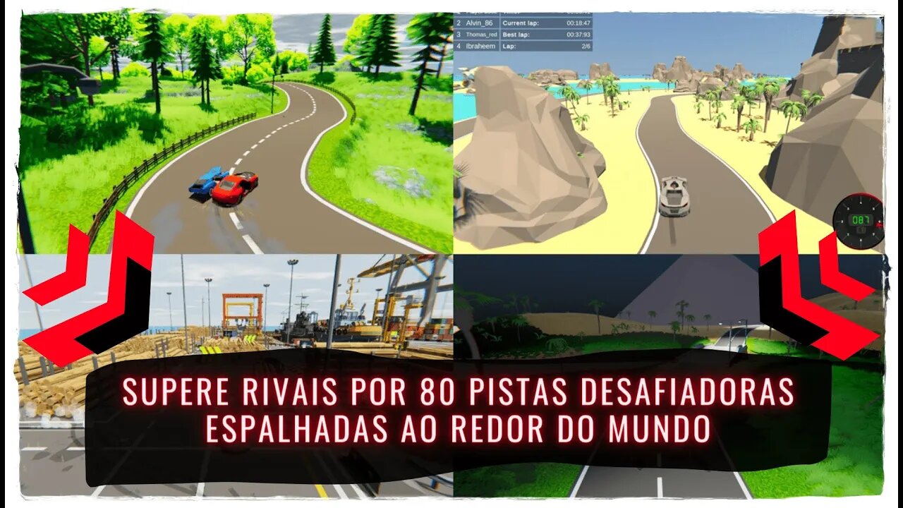 Dangerous Drift - Supere 80 Pistas Desafiadoras pelo Mundo (Jogo de Corrida Já Disponível para PC)