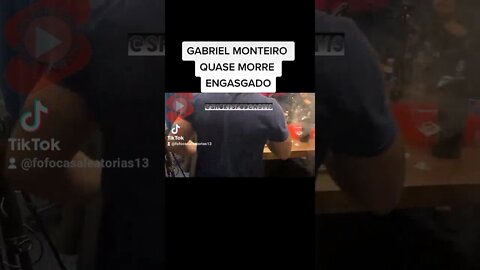 GABRIEL M0NTEIRO QUASE MORR3U ENGASGADO #Shorts