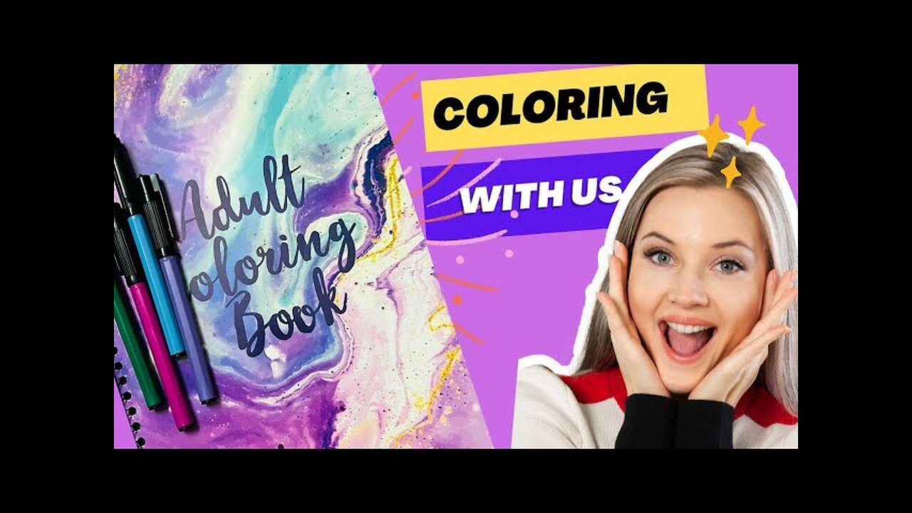 Experience our first video and color with us #coloring #coloringpages #colorful #rumblevideos