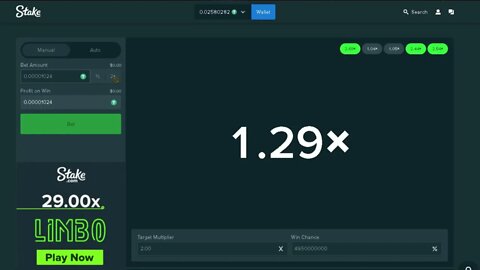 Crazy Limbo strategy on Stake.com Watch the full video