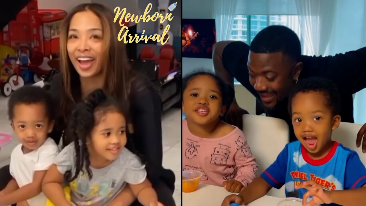 Ray J Counts In Spanish With The Kids During Daddy Duty! 🗣