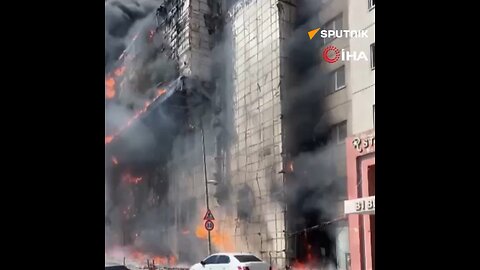 🇹🇷 #Turkey A major fire broke out in the cultural center in Istanbul.