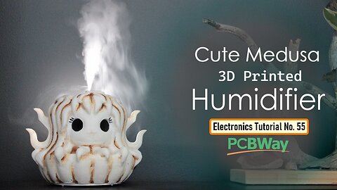 Cute Medusa 3D Printed Humidifier