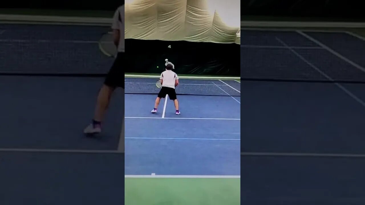 recover to the right spot and you got a chance / Tennis Best Shot Of Match