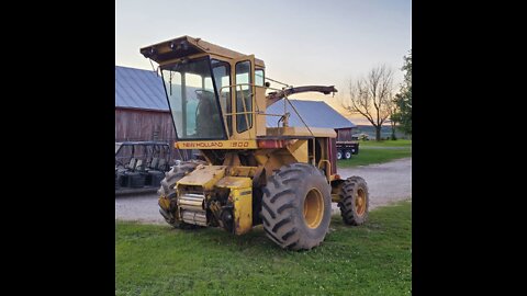 First in chassis start after rebuild New Holland 1900