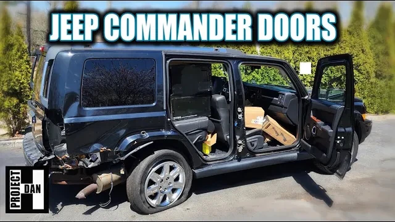 JEEP COMMANDER FRONT AND REAR DOOR SWAP! DOOR HANDLE & INTERIOR PANEL SWAP TOO!!!